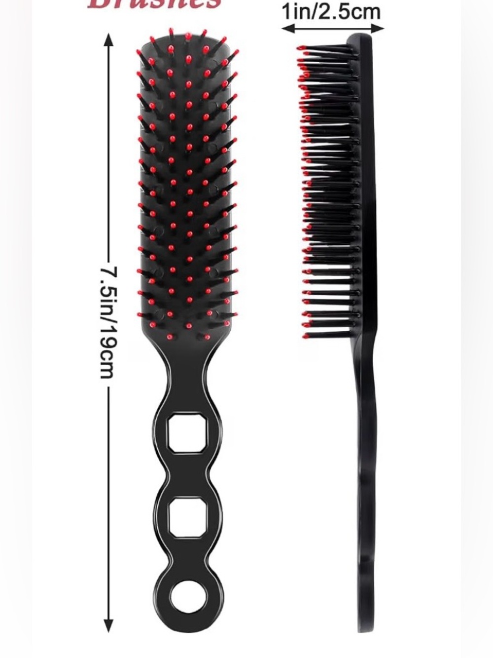 69 individually wrapped hair brushes